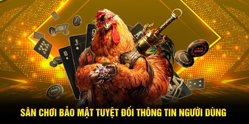 Sân chơi bảo mật tuyệt đối thông tin người dùng